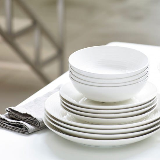 Maze プレート セット 12 ピース, white Royal Doulton | ロイヤル ドルトン