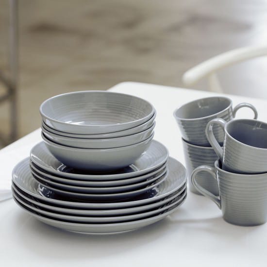 Maze プレート 28 cm, dark grey Royal Doulton | ロイヤル ドルトン