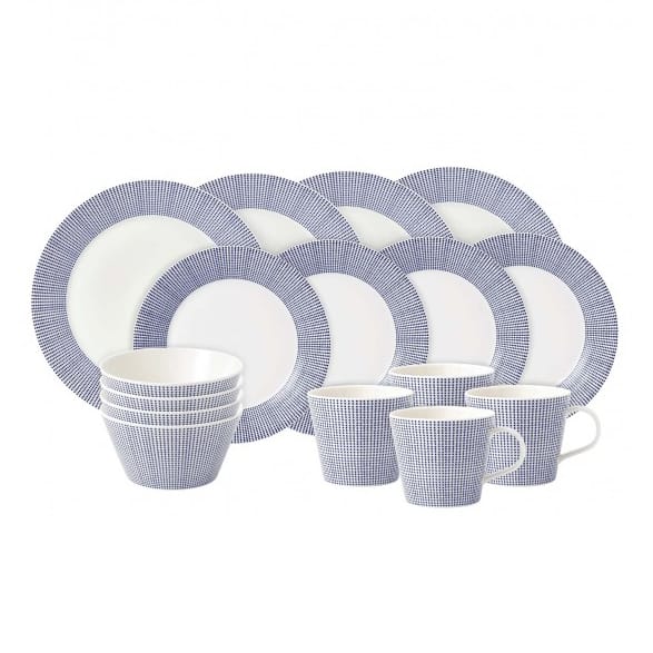 Pacific プレート セット 16 ピース - dot - Royal Doulton | ロイヤル ドルトン