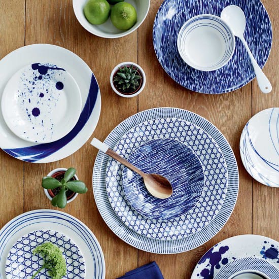 Pacific プレート ブル― 6 ピース, 16 cm Royal Doulton | ロイヤル ドルトン