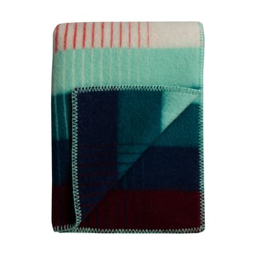 Åsmund gradient ブランケット 135x200 cm - Red-turquoise - Røros Tweed | ロロス ツイード