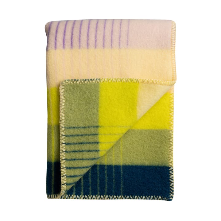 Åsmund gradient ブランケット 135x200 cm, Yellow-blue Røros Tweed