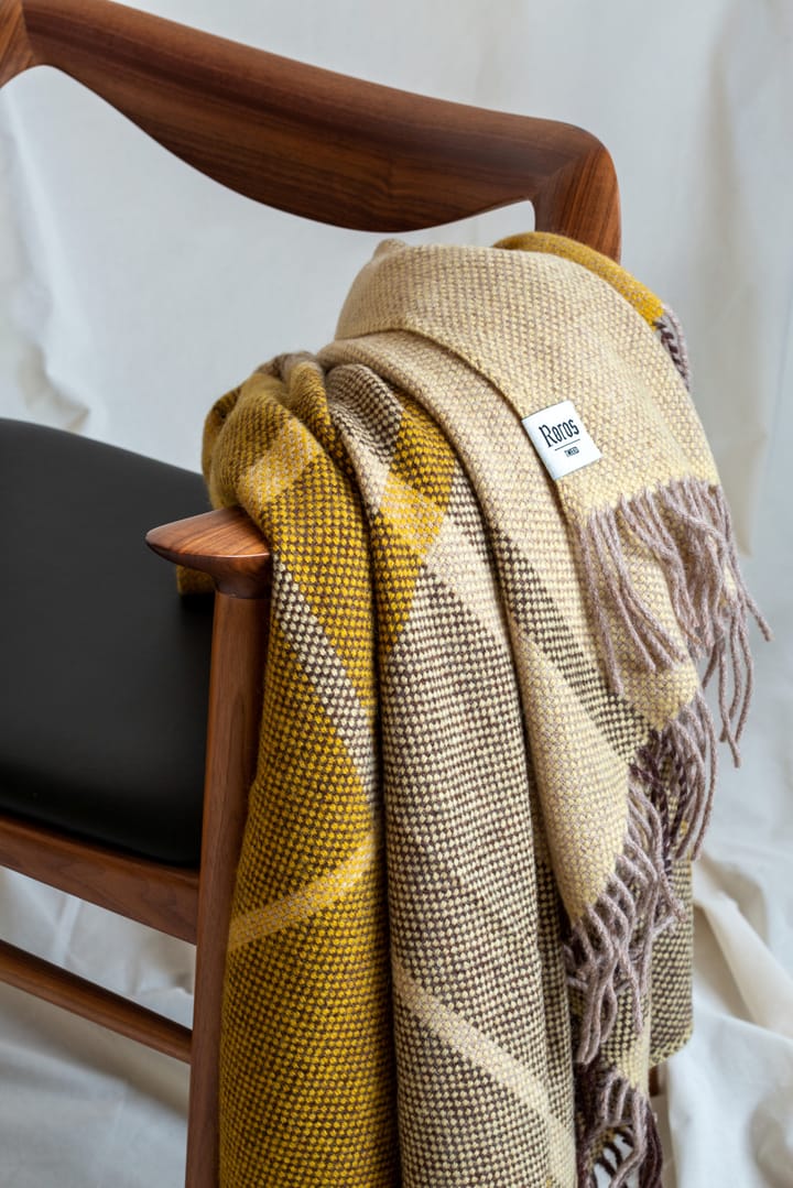 Filos スロー 145x220 cm, Yellow Røros Tweed