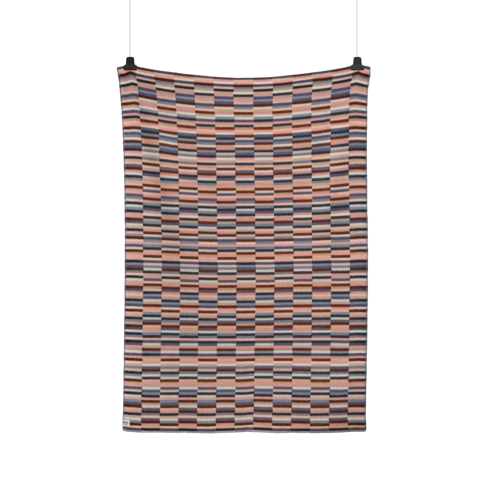 Ida ブランケット 135x200 cm, Pink blue Røros Tweed