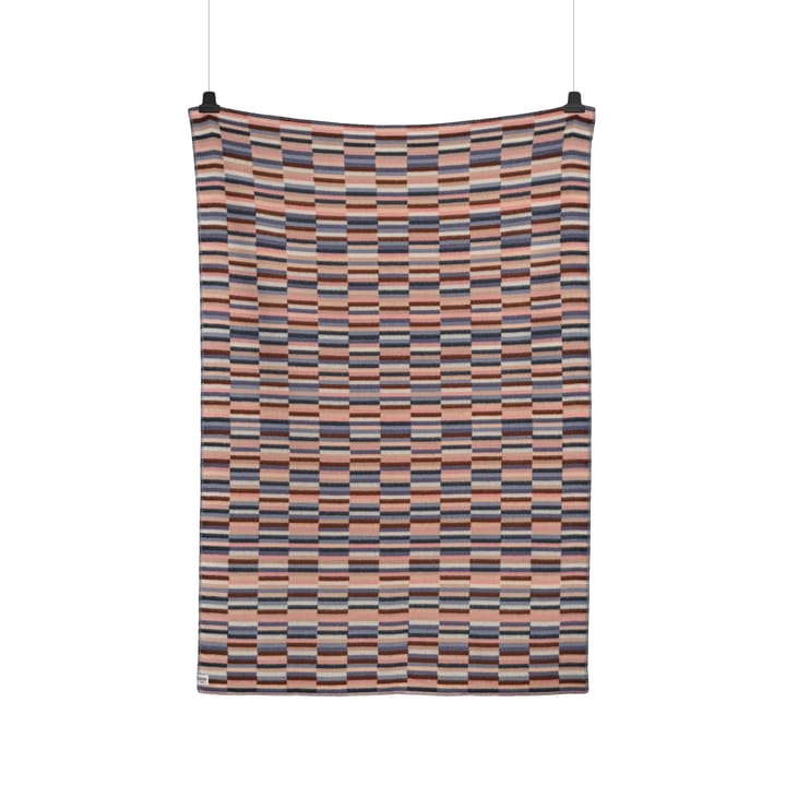 Ida ブランケット 135x200 cm - Pink blue - Røros Tweed
