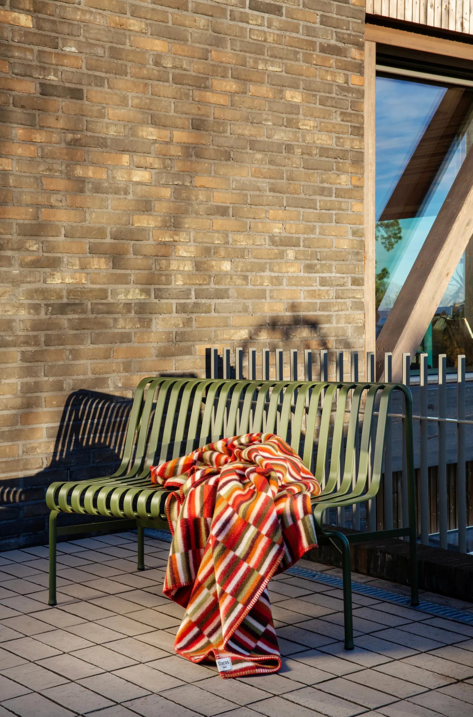 Ida ブランケット 135x200 cm, Red shades Røros Tweed