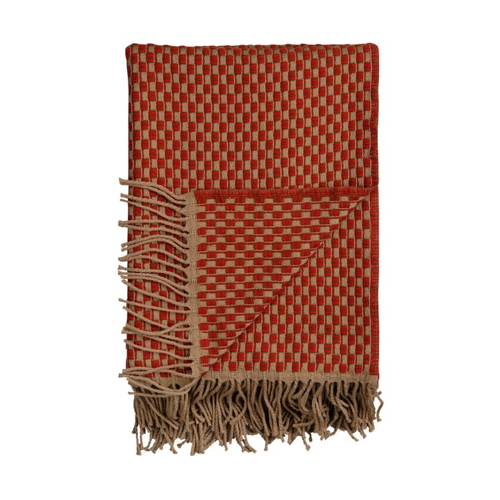 Isak スロー 150x210 cm, Red sumac Røros Tweed