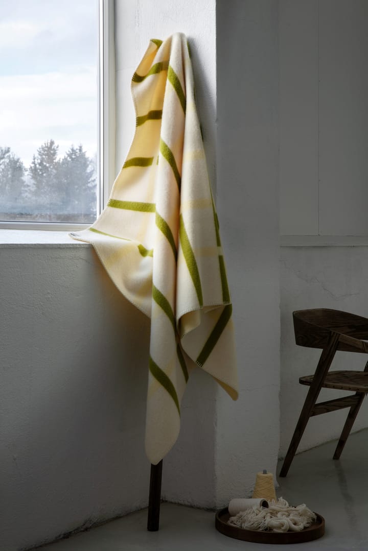 Knut ブランケット 135x200 cm, Lime Røros Tweed