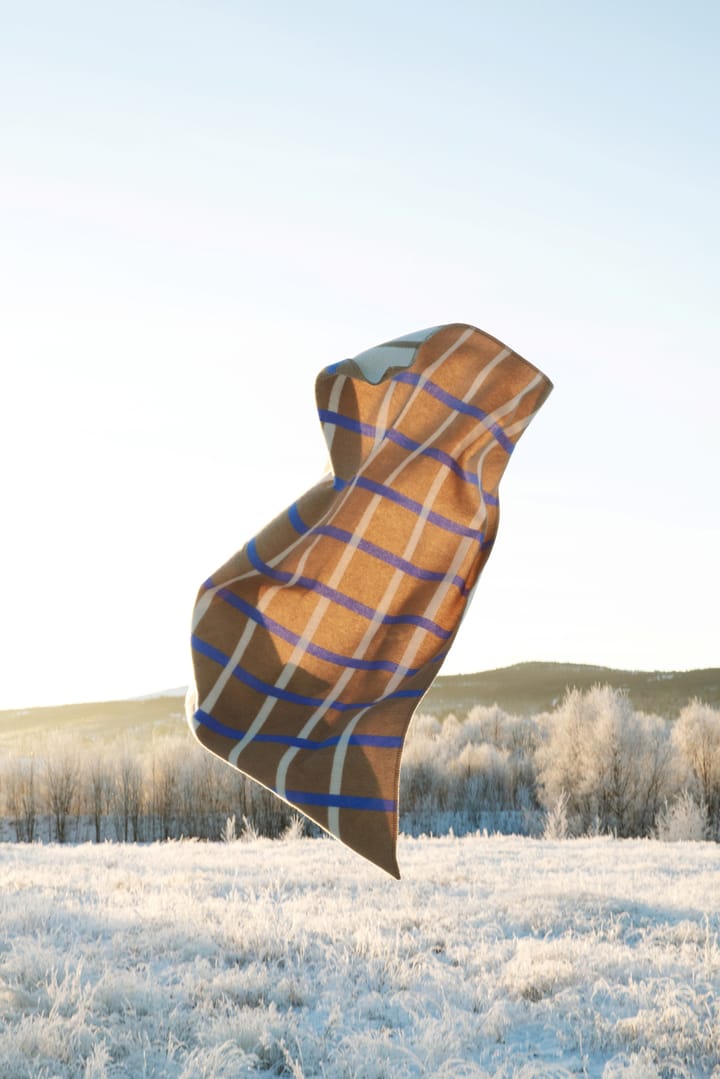 Knut ブランケット 135x200 cm, Taupe Røros Tweed