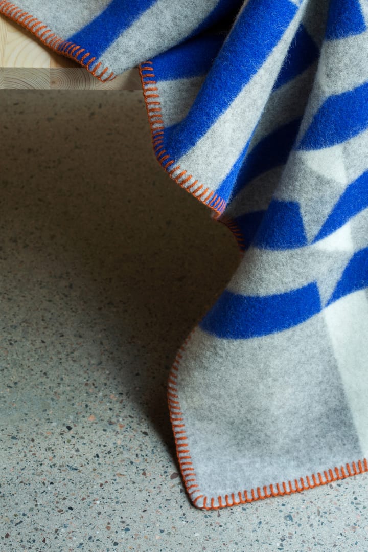 Kvam ブランケット 135x200 cm, Blue Røros Tweed