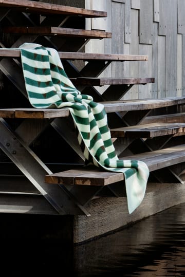 Kvam ブランケット 135x200 cm - Green - Røros Tweed