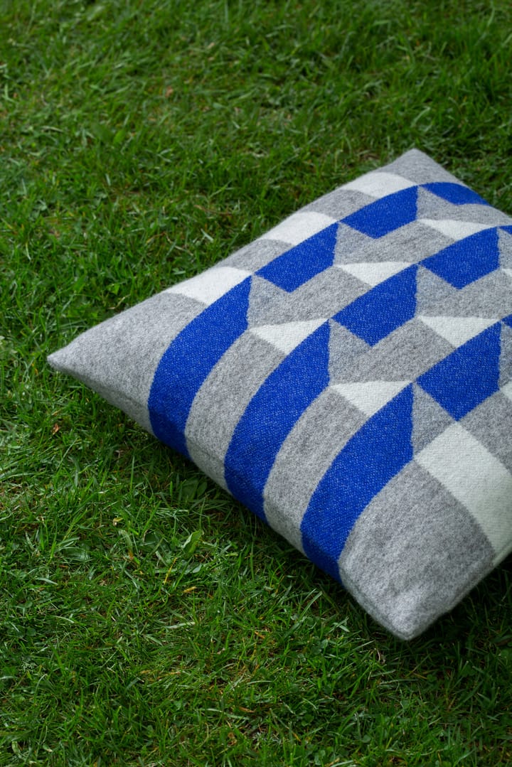 Kvam クッション 50x50 cm, Blue Røros Tweed