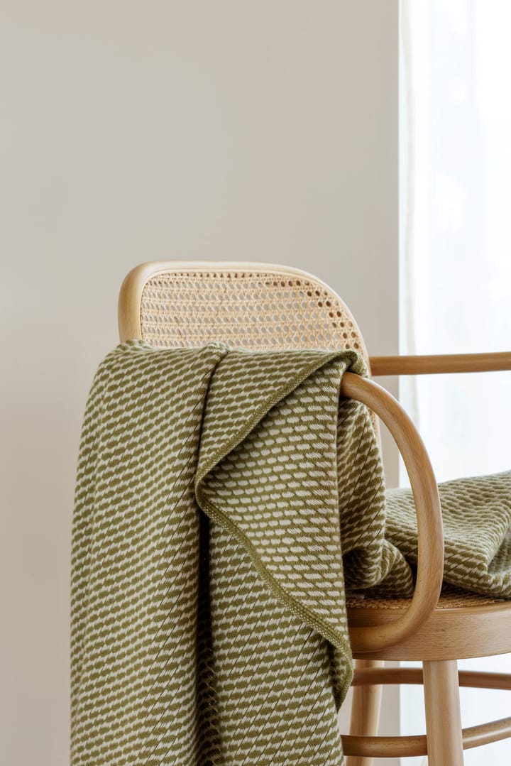 Mello スロー 150x210 cm, Leaf green Røros Tweed