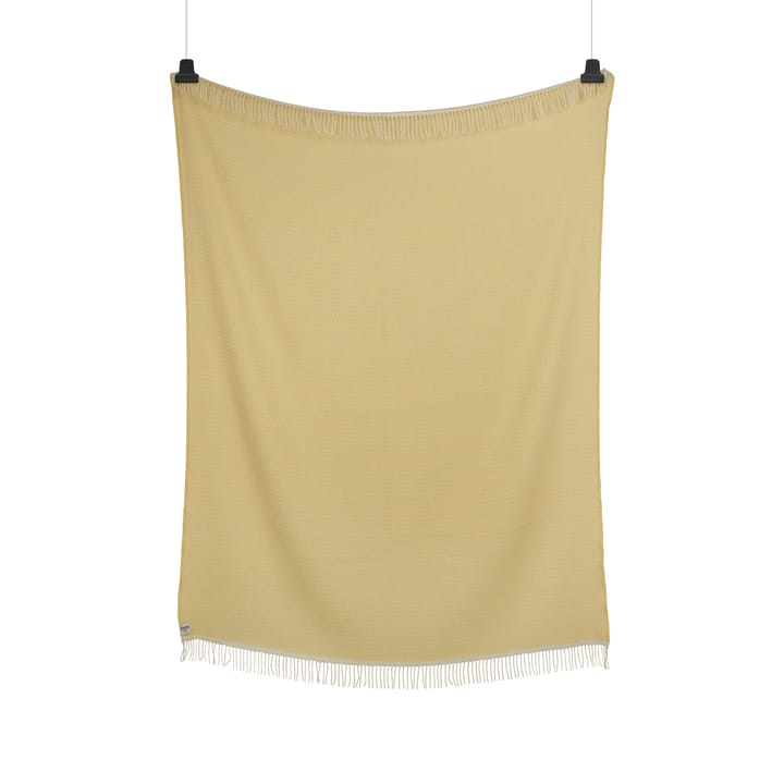 Mello スロー 150x210 cm - Lemon yellow - Røros Tweed