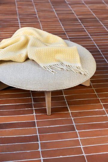 Mello スロー 150x210 cm - Lemon yellow - Røros Tweed