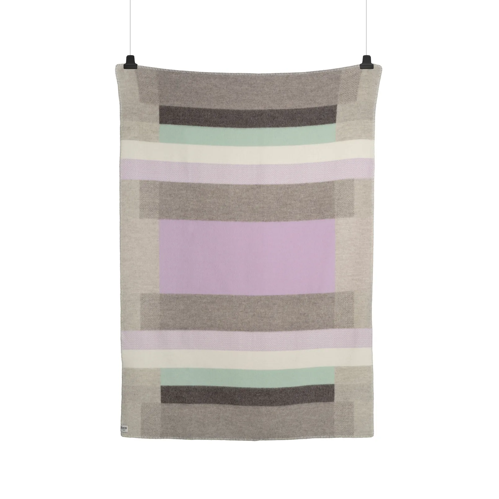 Mikkel ブランケット 135x200 cm, Grey Røros Tweed