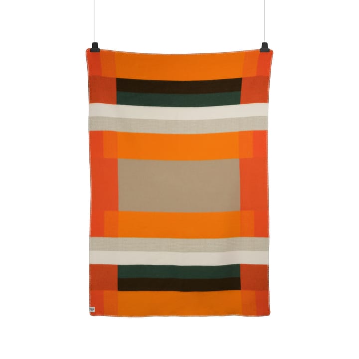 Mikkel ブランケット 135x200 cm - Orange - Røros Tweed
