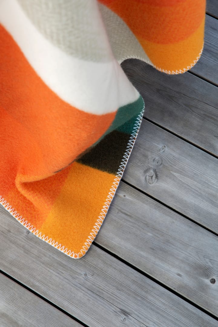 Mikkel ブランケット 135x200 cm, Orange Røros Tweed