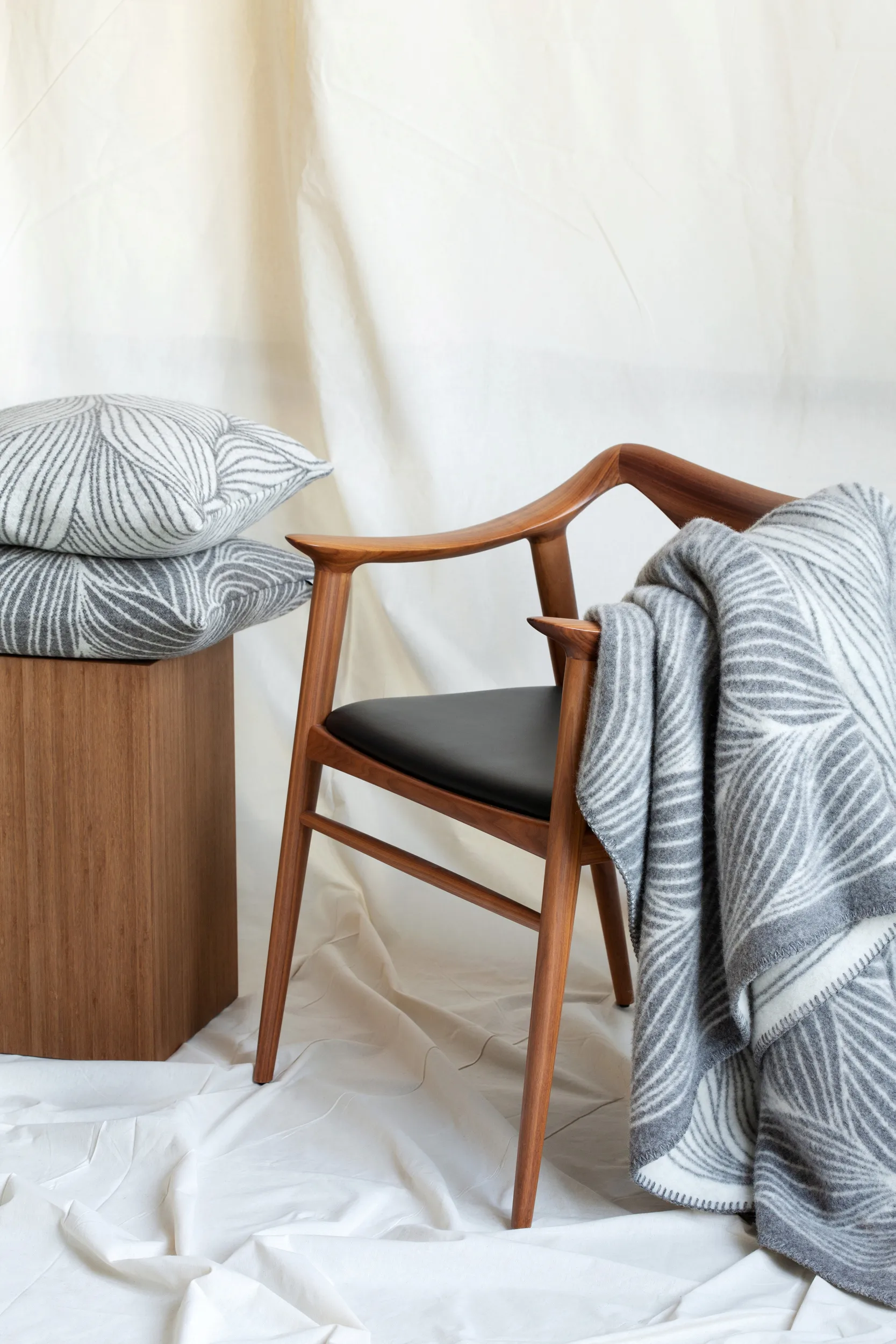 Naturpledd ブランケット 135x200 cm, Braid Røros Tweed