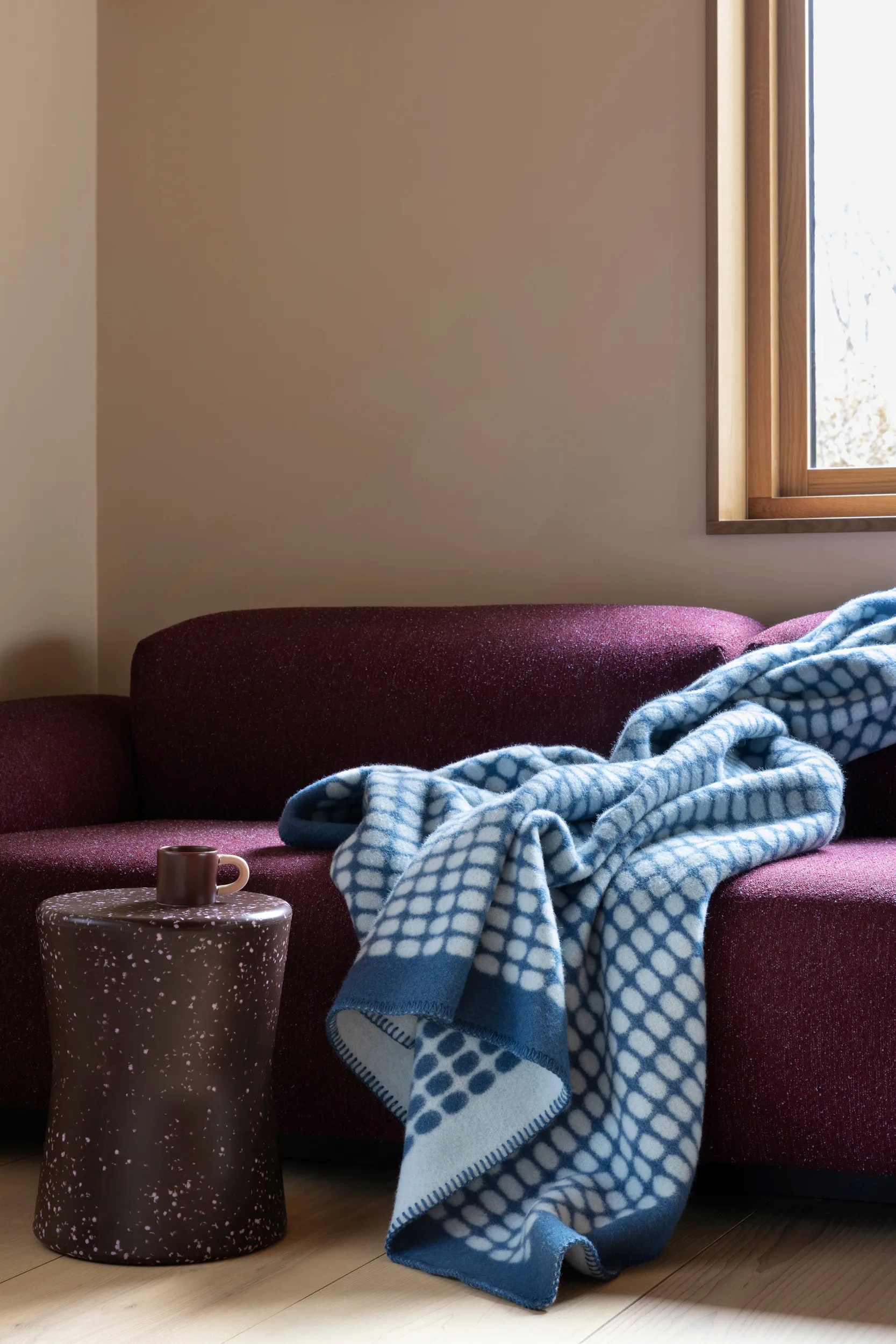 Palette ブランケット 135x200 cm, Sea Røros Tweed