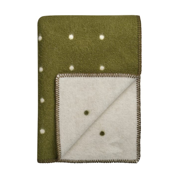 Pastille ブランケット 135x200 cm, Green moss Røros Tweed