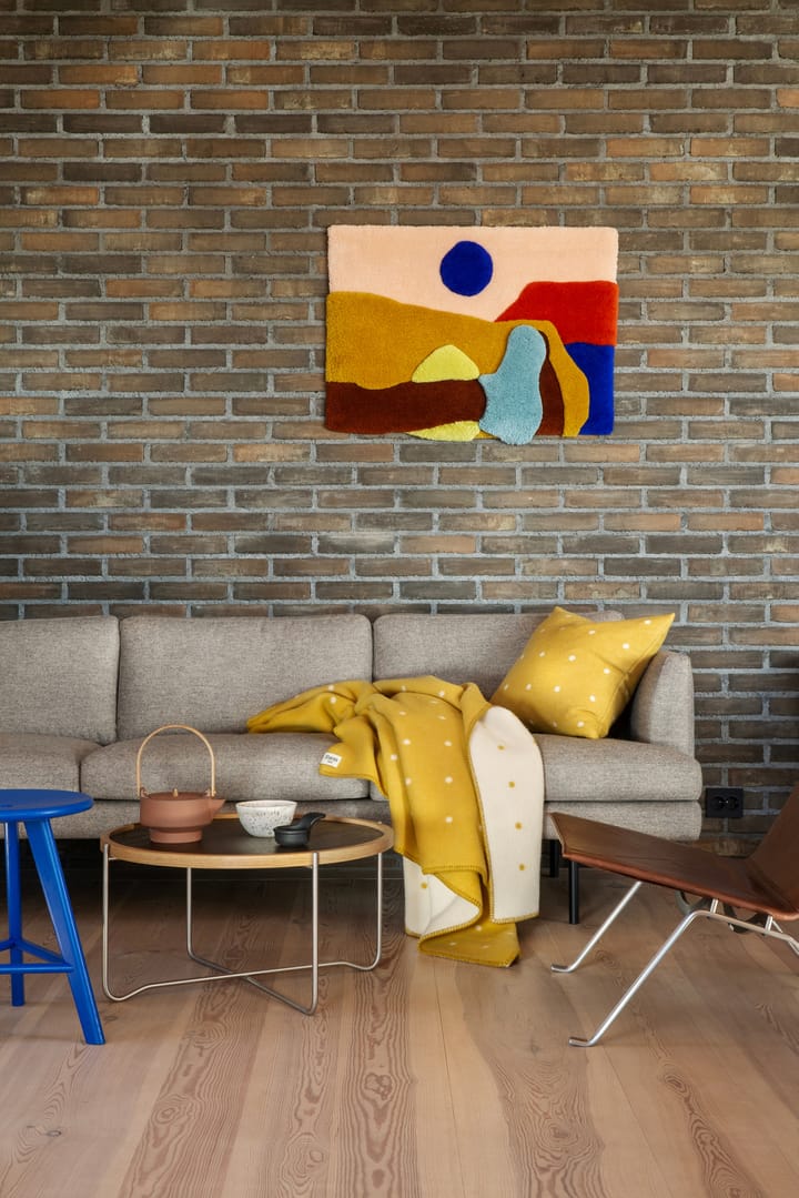 Pastille ブランケット 135x200 cm, Sun yellow Røros Tweed