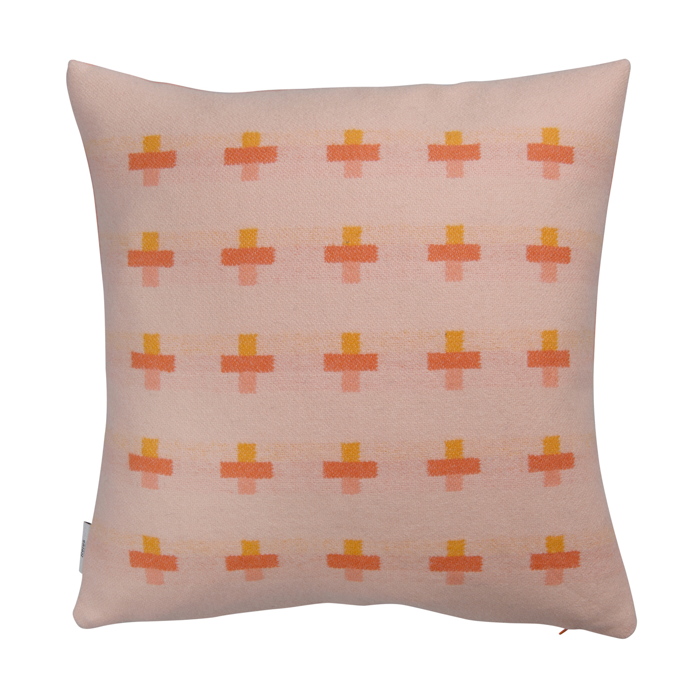 ロロスツイード　ハート柄　ピンク×ホワイト Roros TWEED/ロロスツイード/ブランケット/Brostein/ブロ