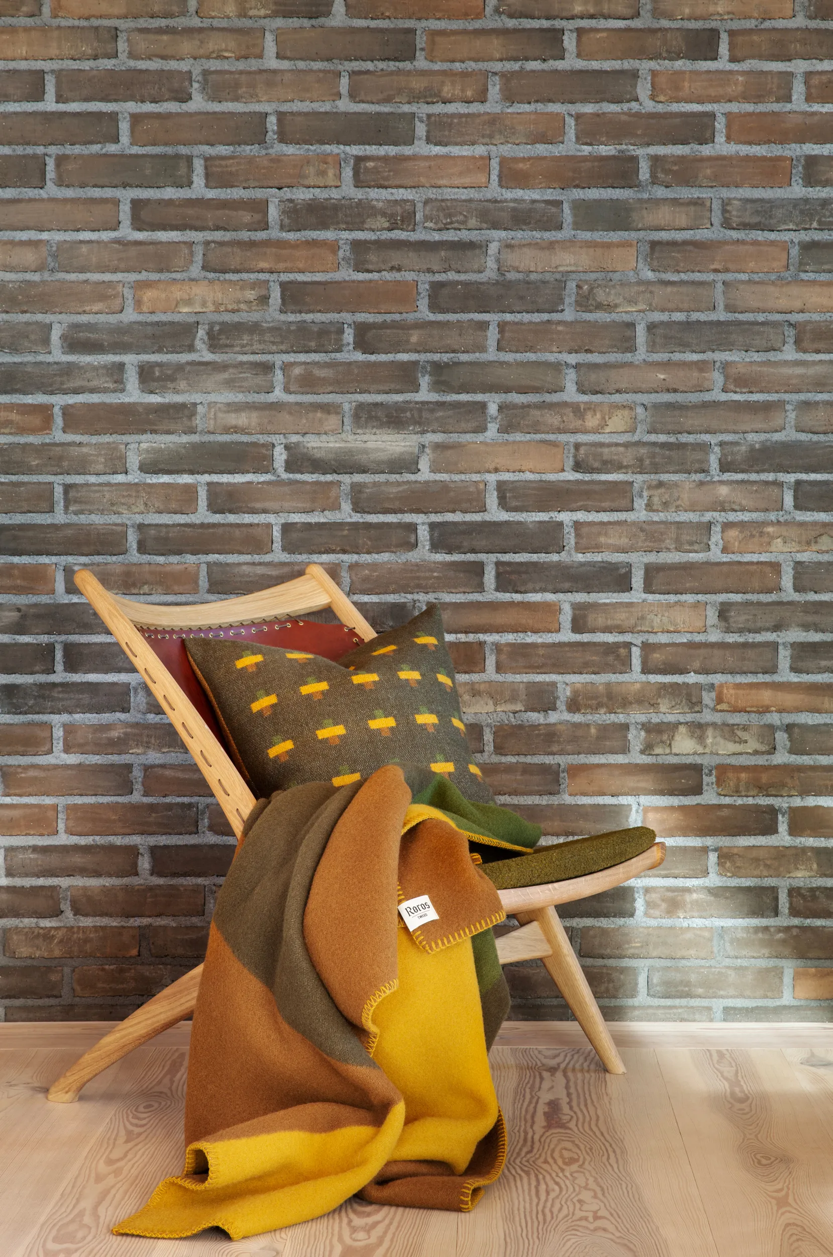 Syndin クッション 50x50 cm, Moorland Røros Tweed