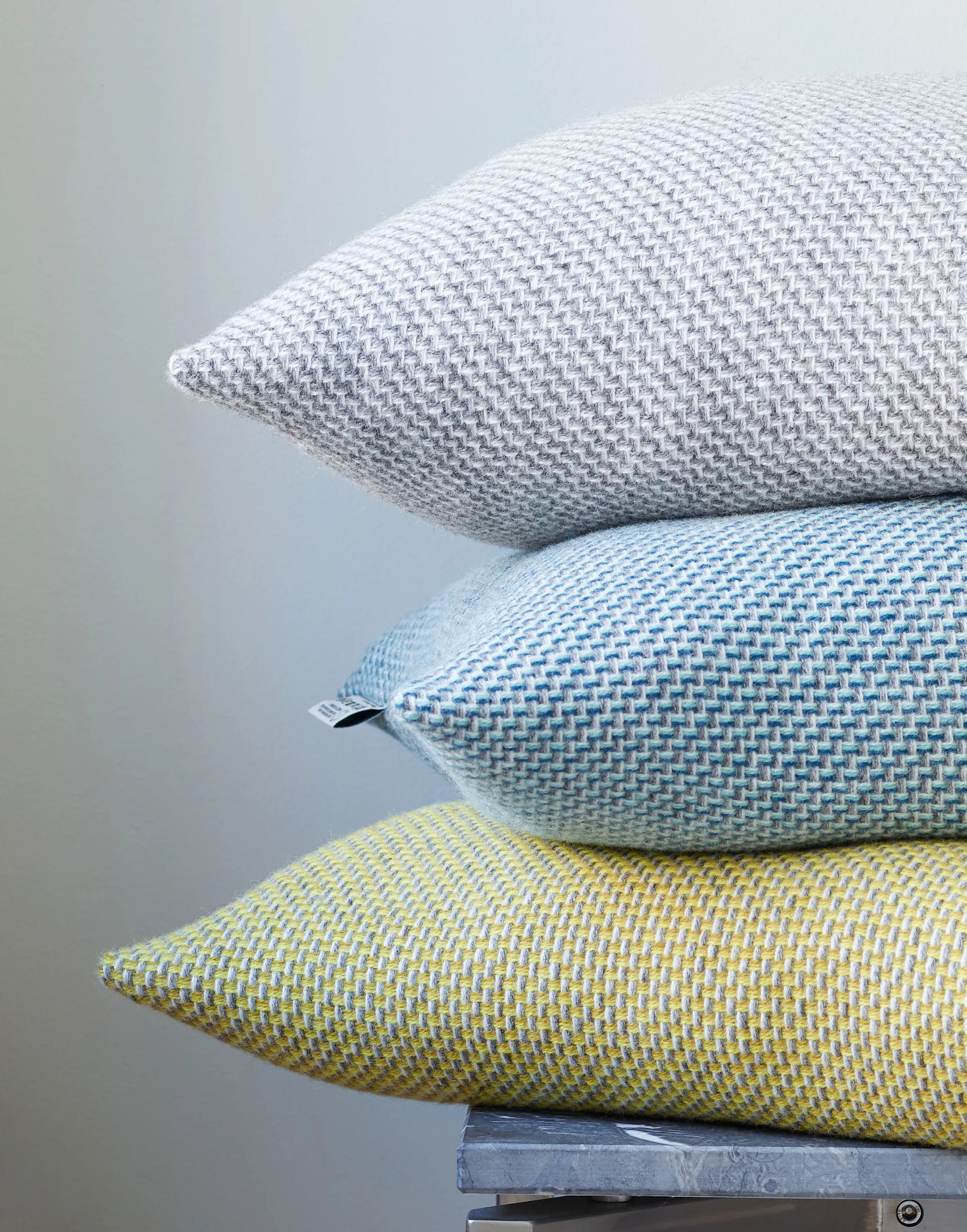 Una クッション 50x50 cm, Blue Røros Tweed