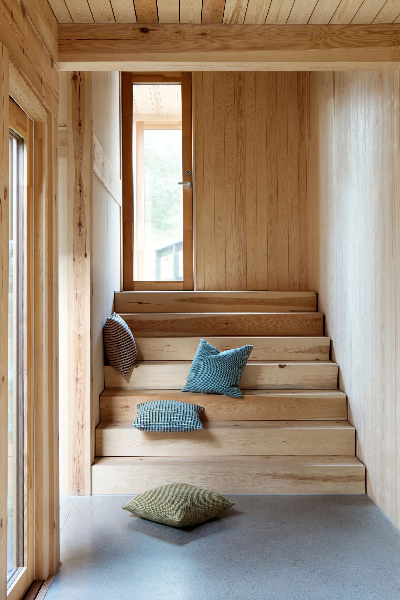 Una クッション 50x50 cm, Blue Røros Tweed