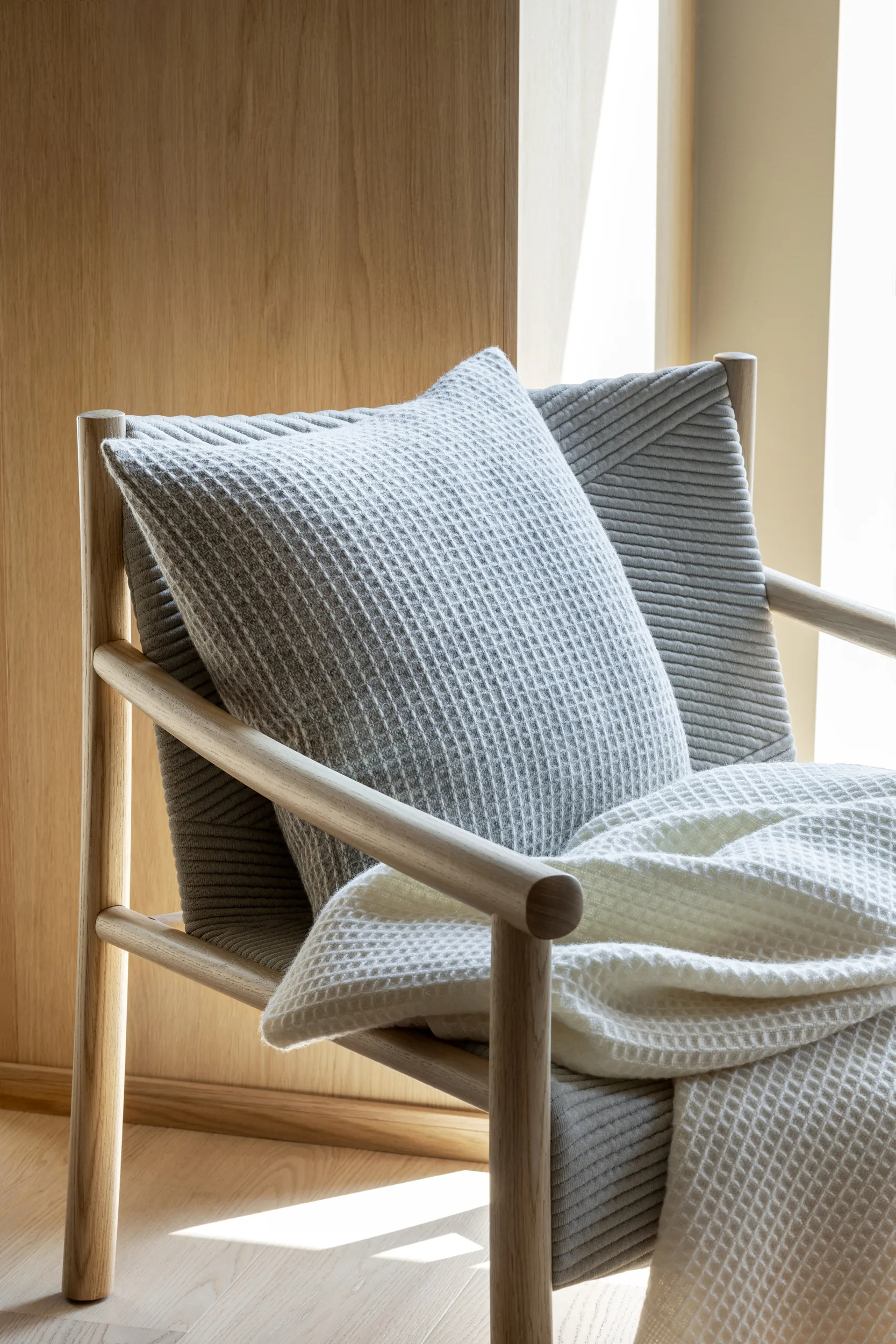 Vega スロー 150x210 cm, Natural Røros Tweed