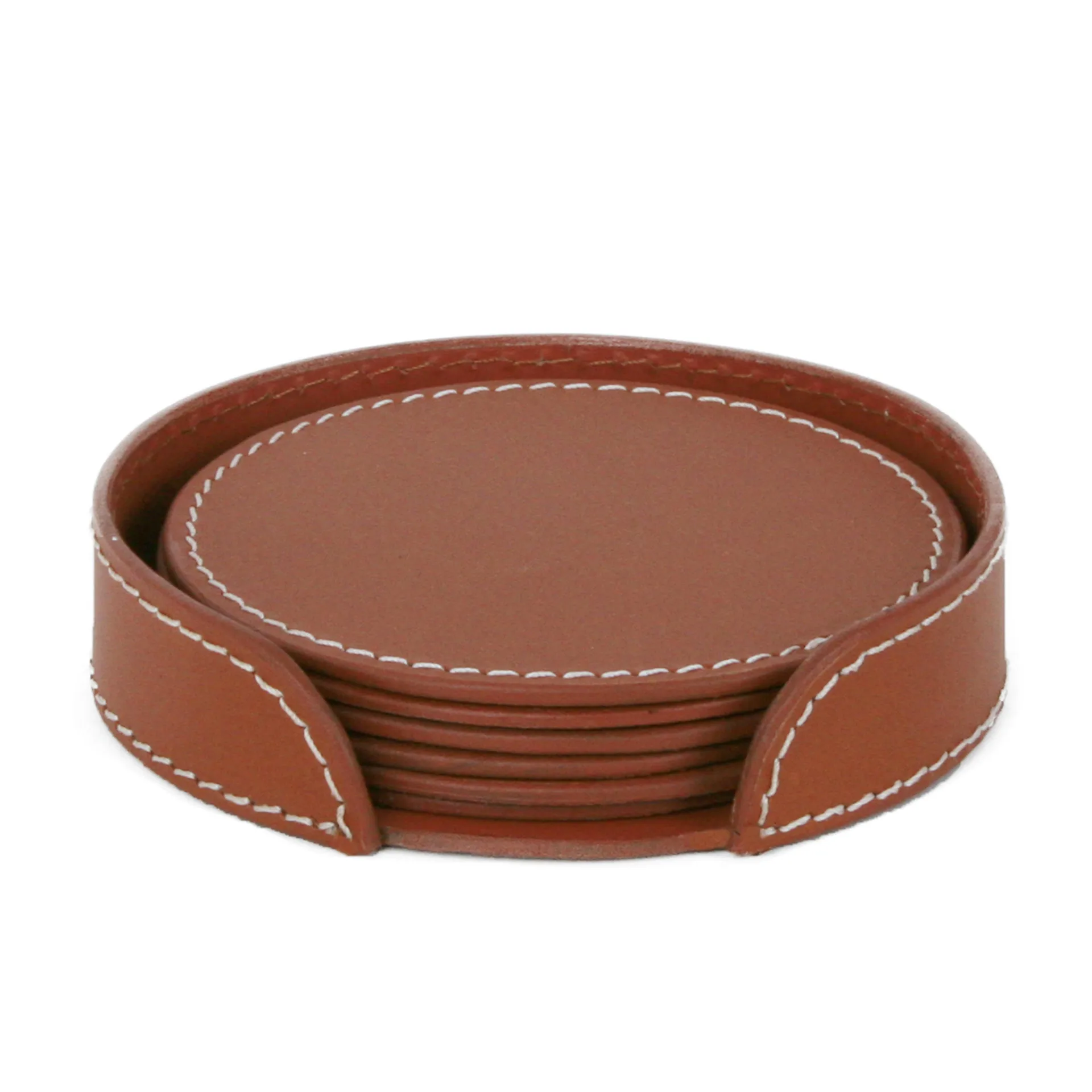 Ørskov コースター 6パック, cognac Ørskov | オルスコフ