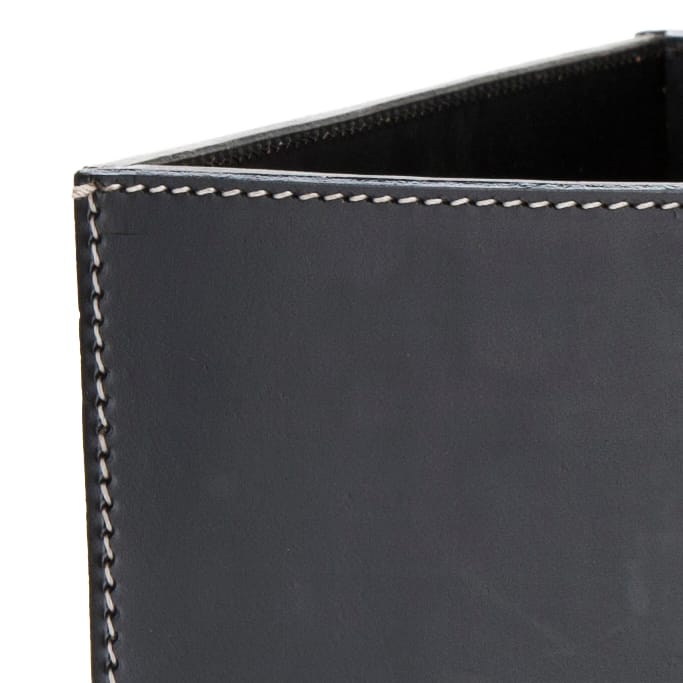 Ørskov 収納ボックス, black with white stitches Ørskov | オルスコフ