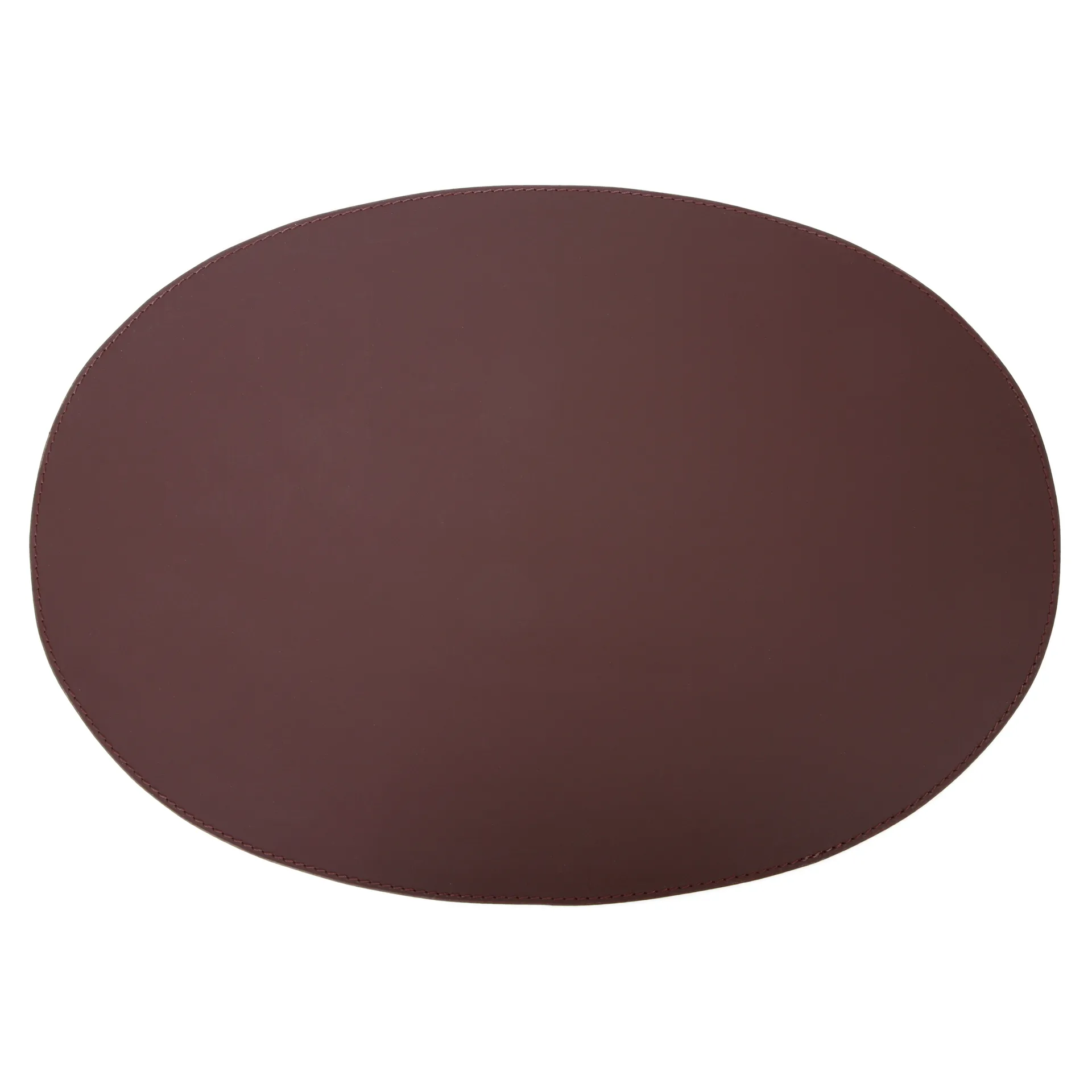 Ørskov ランチョンマット レザー oval 47x34 cm, brown Ørskov | オルスコフ
