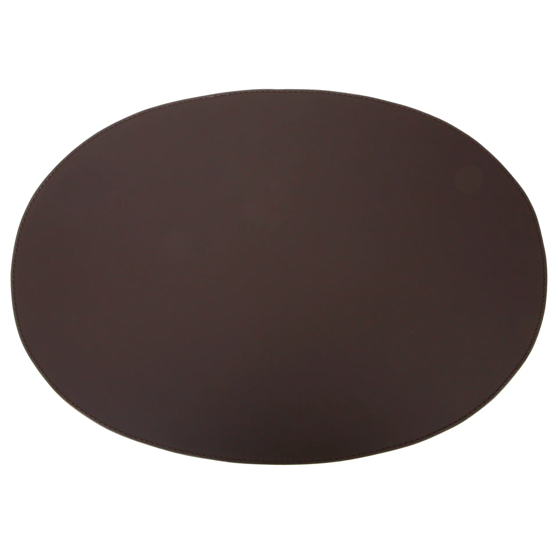 Ørskov ランチョンマット レザー oval 47x34 cm, Chocolate Ørskov | オルスコフ