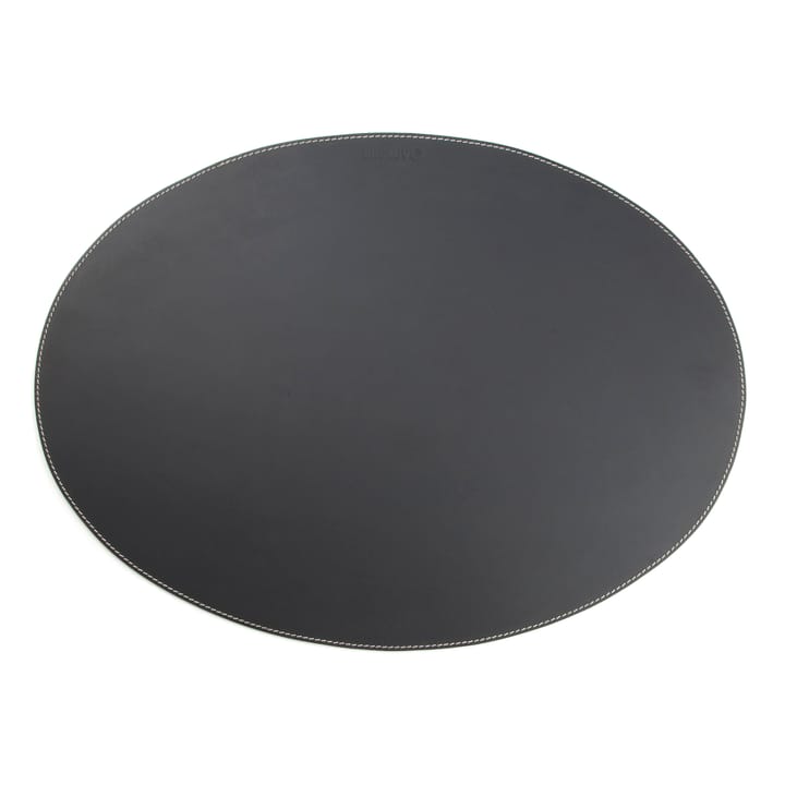Ørskov ランチョンマット レザー oval - black - Ørskov | オルスコフ