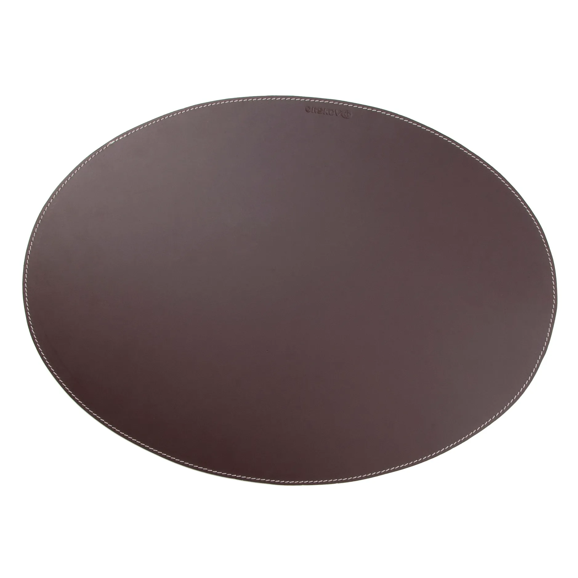 Ørskov ランチョンマット レザー oval, brown Ørskov | オルスコフ