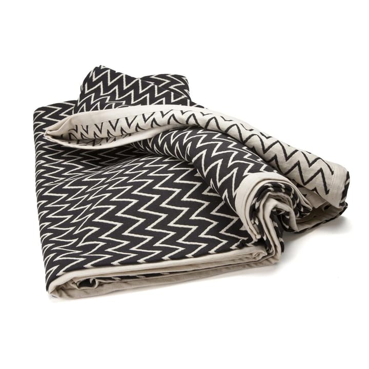 Zigzag ベッドスプレッド black - 140x260 cm - Ørskov | オルスコフ