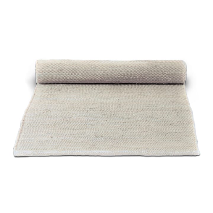 コットンラグ  140x200 cm, desert white (white) Rug Solid | ラグソリッド