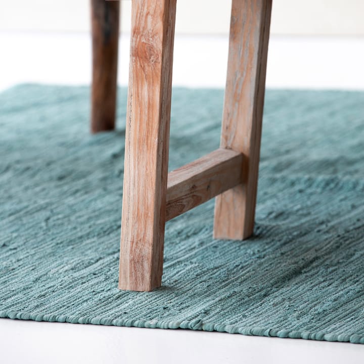 コットンラグ  140x200 cm, dusty jade (mint) Rug Solid | ラグソリッド