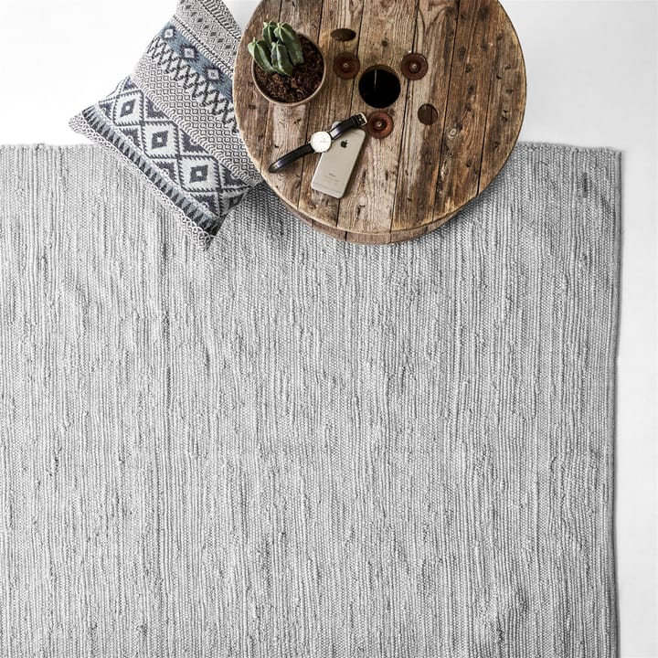 コットンラグ  140x200 cm - light grey (light grey) - Rug Solid | ラグソリッド