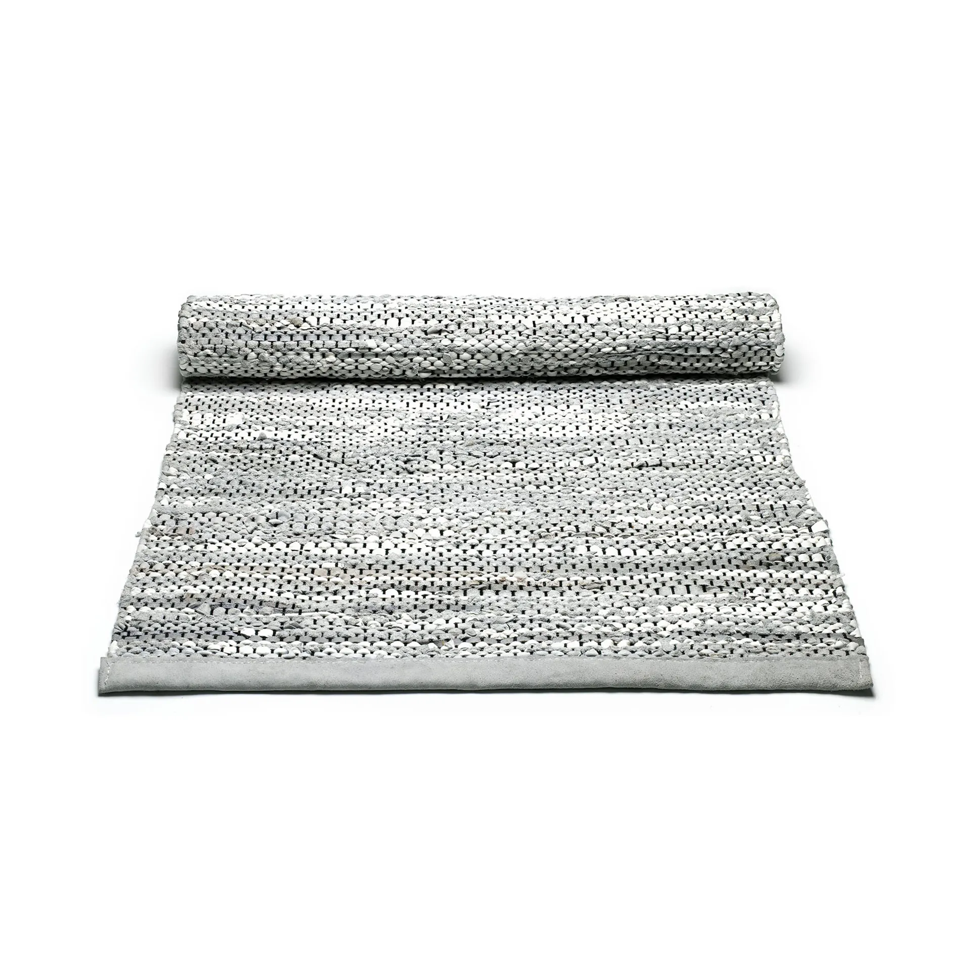 レザー ラグ  60x90 cm, light grey (light grey) Rug Solid | ラグソリッド