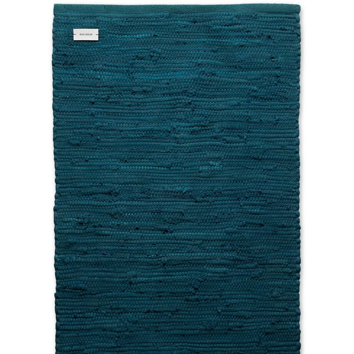 コットンラグ  60x90 cm, petroleum (petrolblue) Rug Solid | ラグソリッド