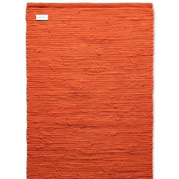 コットンラグ  60x90 cm - solar orange (orange) - Rug Solid | ラグソリッド