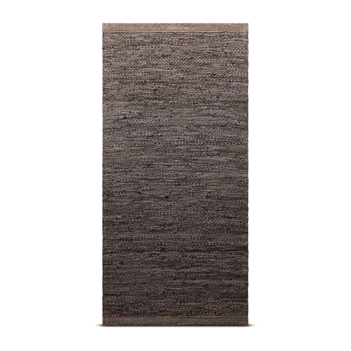 レザー ラグ  60x90 cm - wood (brown) - Rug Solid | ラグソリッド