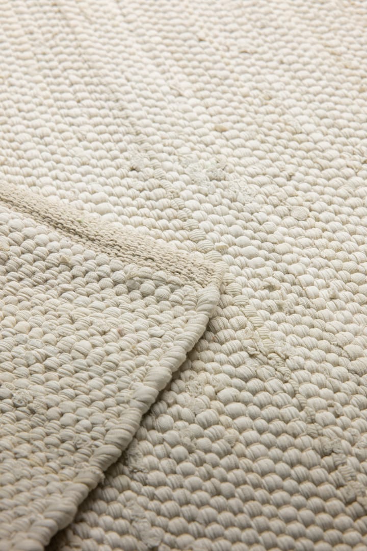 コットンラグ  65x135 cm - desert white (white) - Rug Solid | ラグソリッド