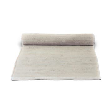 コットンラグ  65x135 cm - desert white (white) - Rug Solid | ラグソリッド