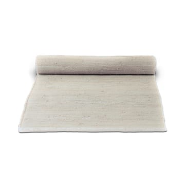 ��コットンラグ  65x135 cm - desert white (white) - Rug Solid | ラグソリッド
