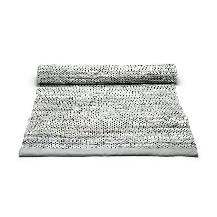 レザー ラグ  65x135 cm - light grey (light grey) - Rug Solid | ラグソリッド