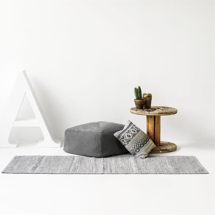 コットンラグ  65x135 cm - light grey (light grey) - Rug Solid | ラグソリッド